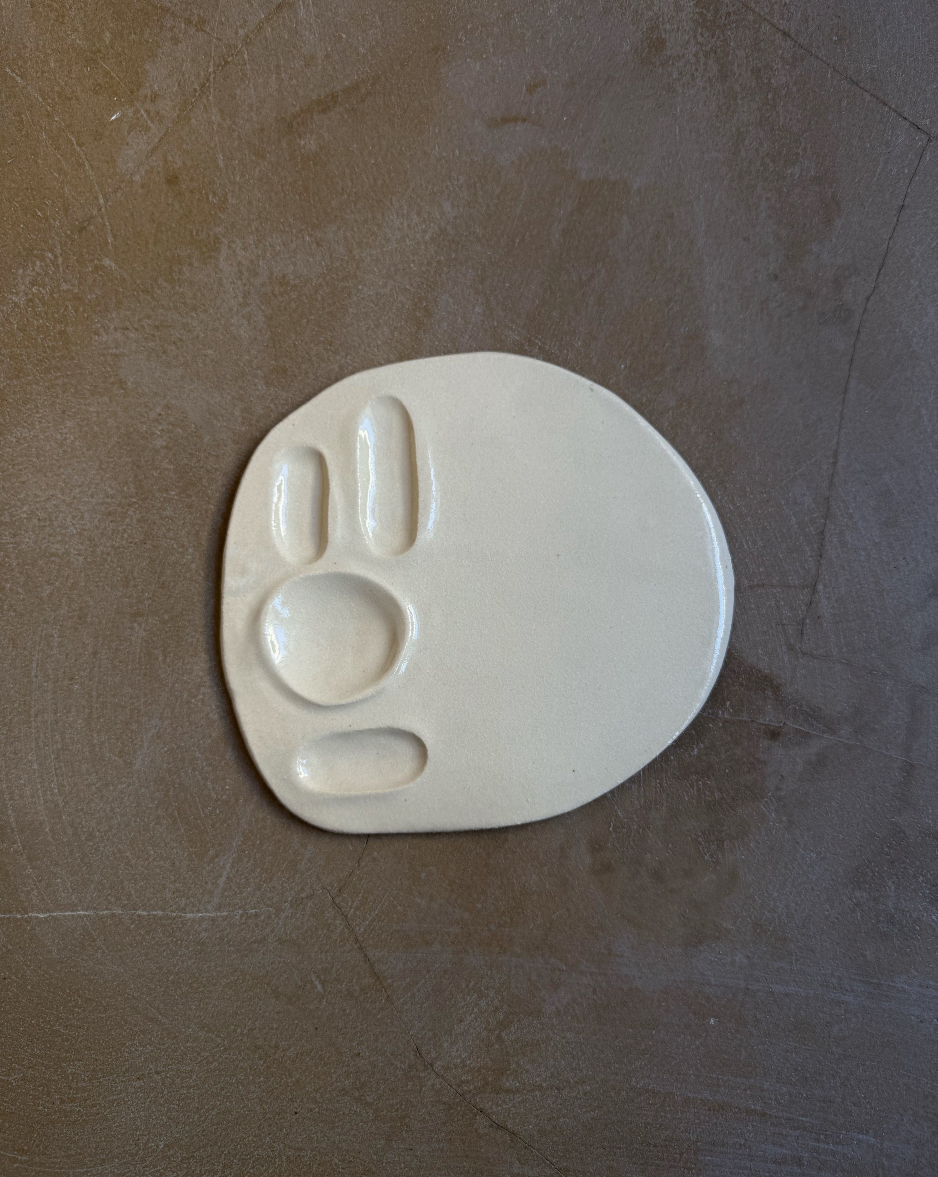 Mini SNACK PLATE White