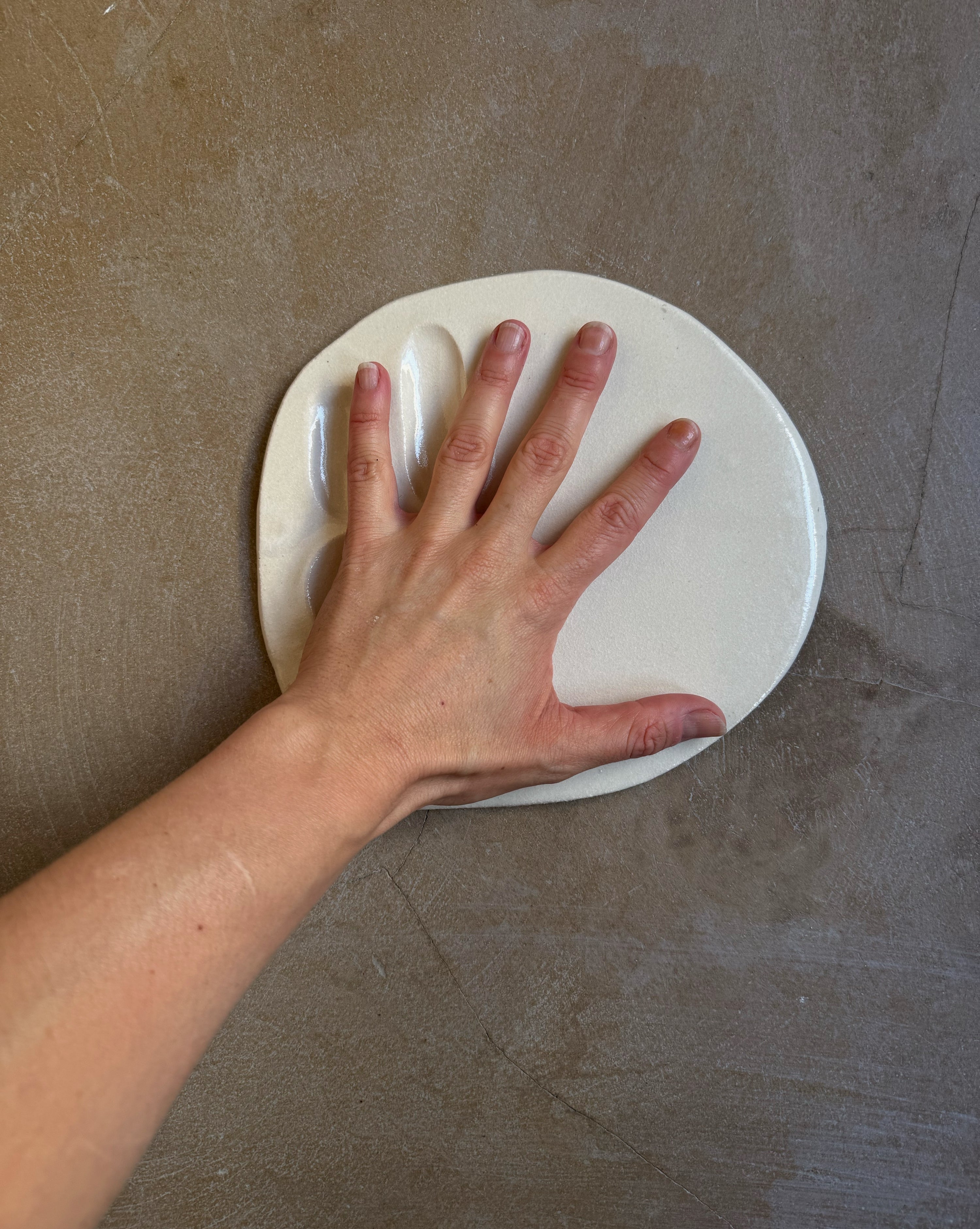 Mini SNACK PLATE White