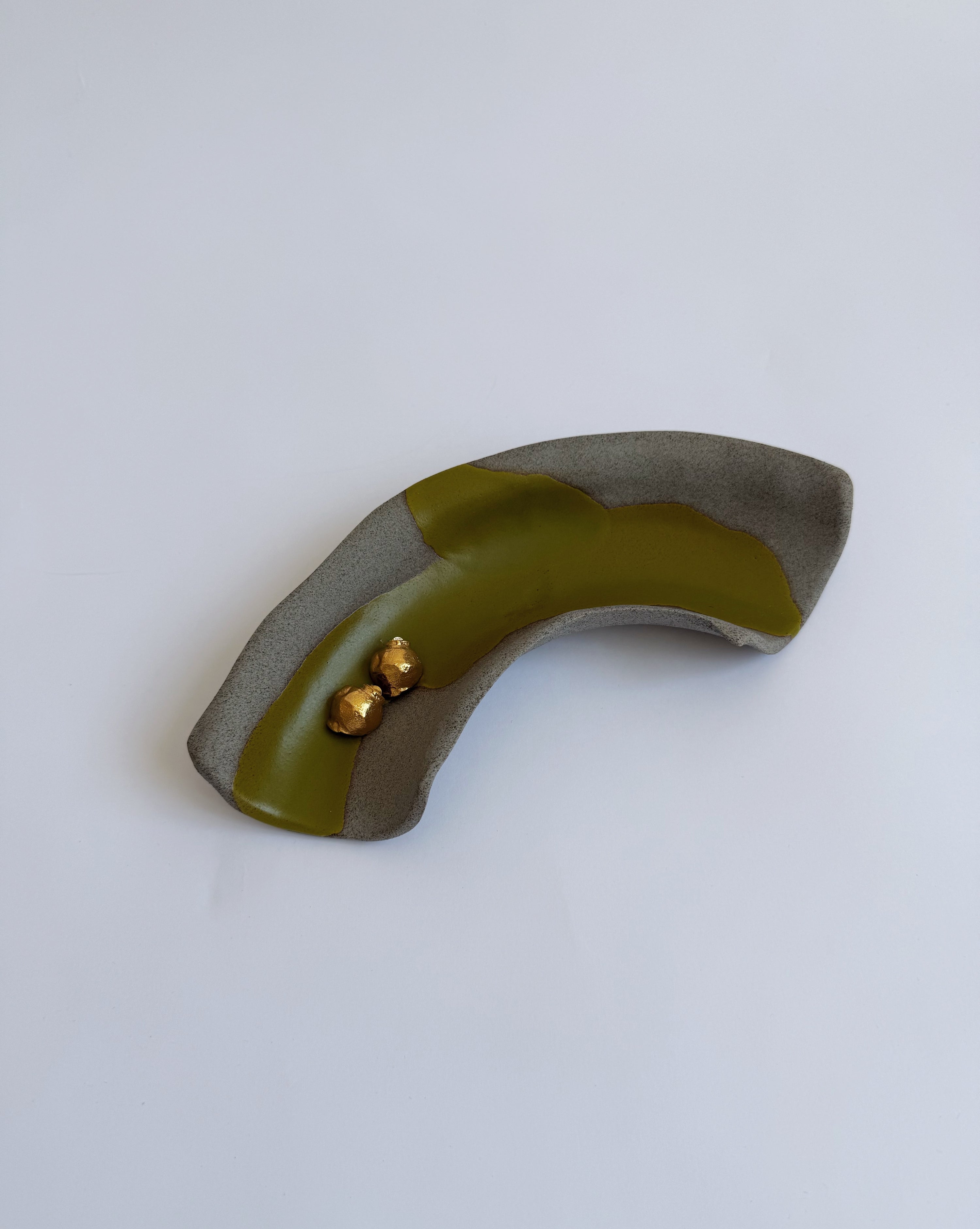 Curved Tray green