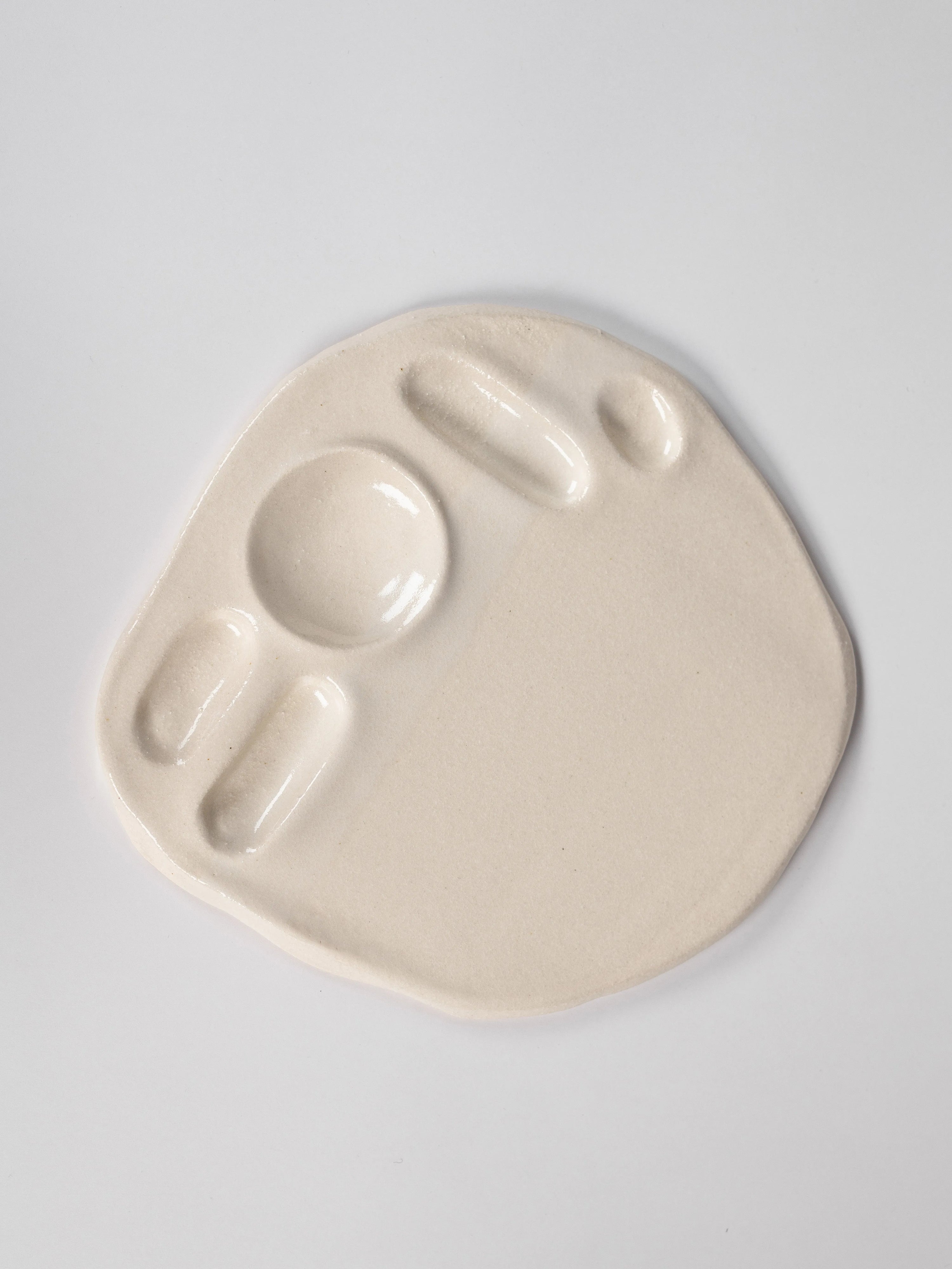 SNACK PLATE White Milk